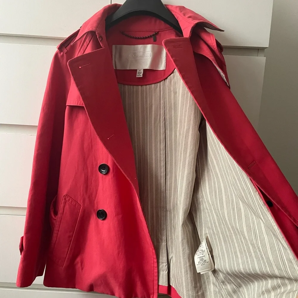 Coach Solid Short Trench - Picture 3 of 8
